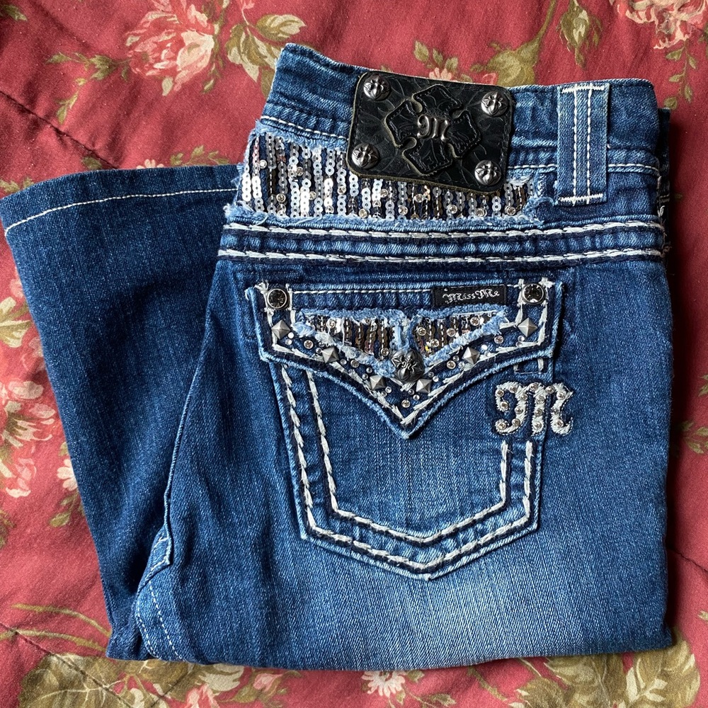 Miss Me denim skirt